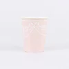 Rococo Pink Cups, Set of 8