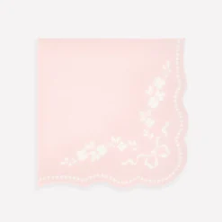 Rococo Pink Large Napkins, Set of 16