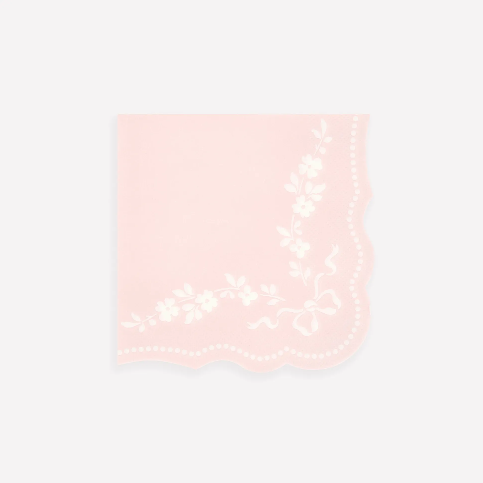 Rococo Pink Small Napkins, Set of 16