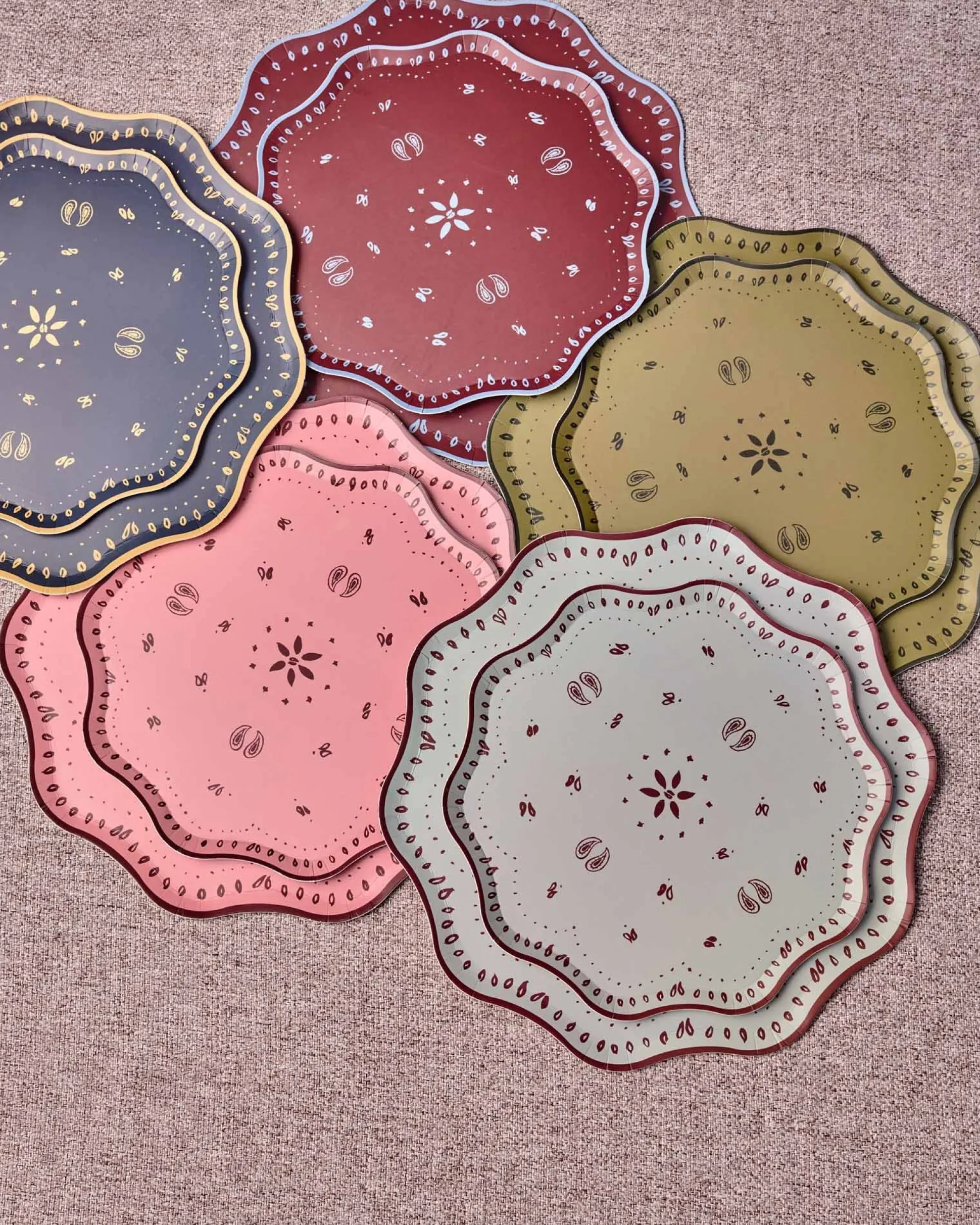 Rodeo Dinner Plate Sest - set of 12