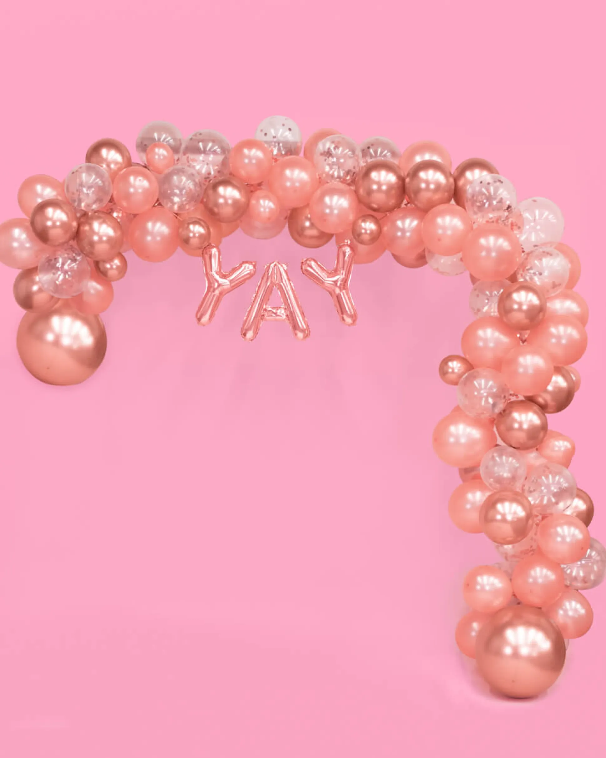 Rose Gold Forever Kit - 150 pc balloon arch