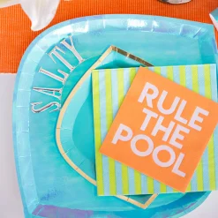 Rule the Pool Witty Cocktail Napkins, Pack of 20