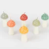 Rustic Mini Mushroom Candles
