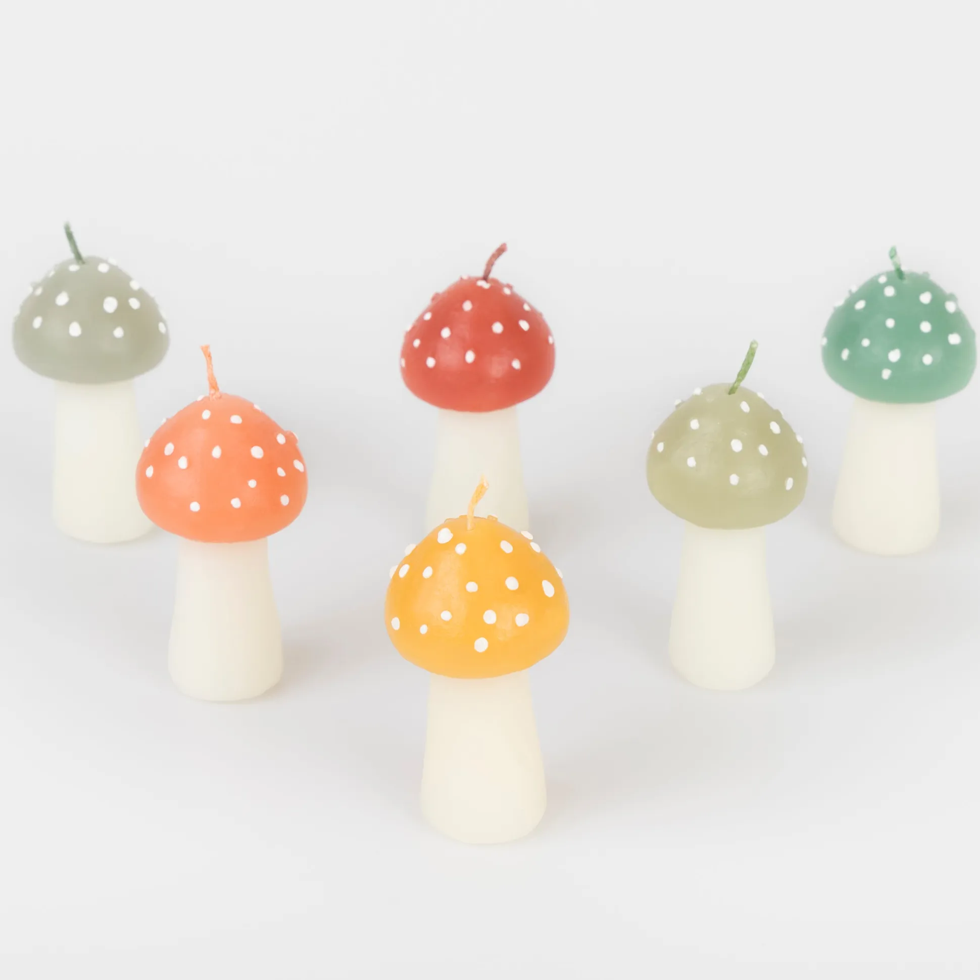 Rustic Mini Mushroom Candles
