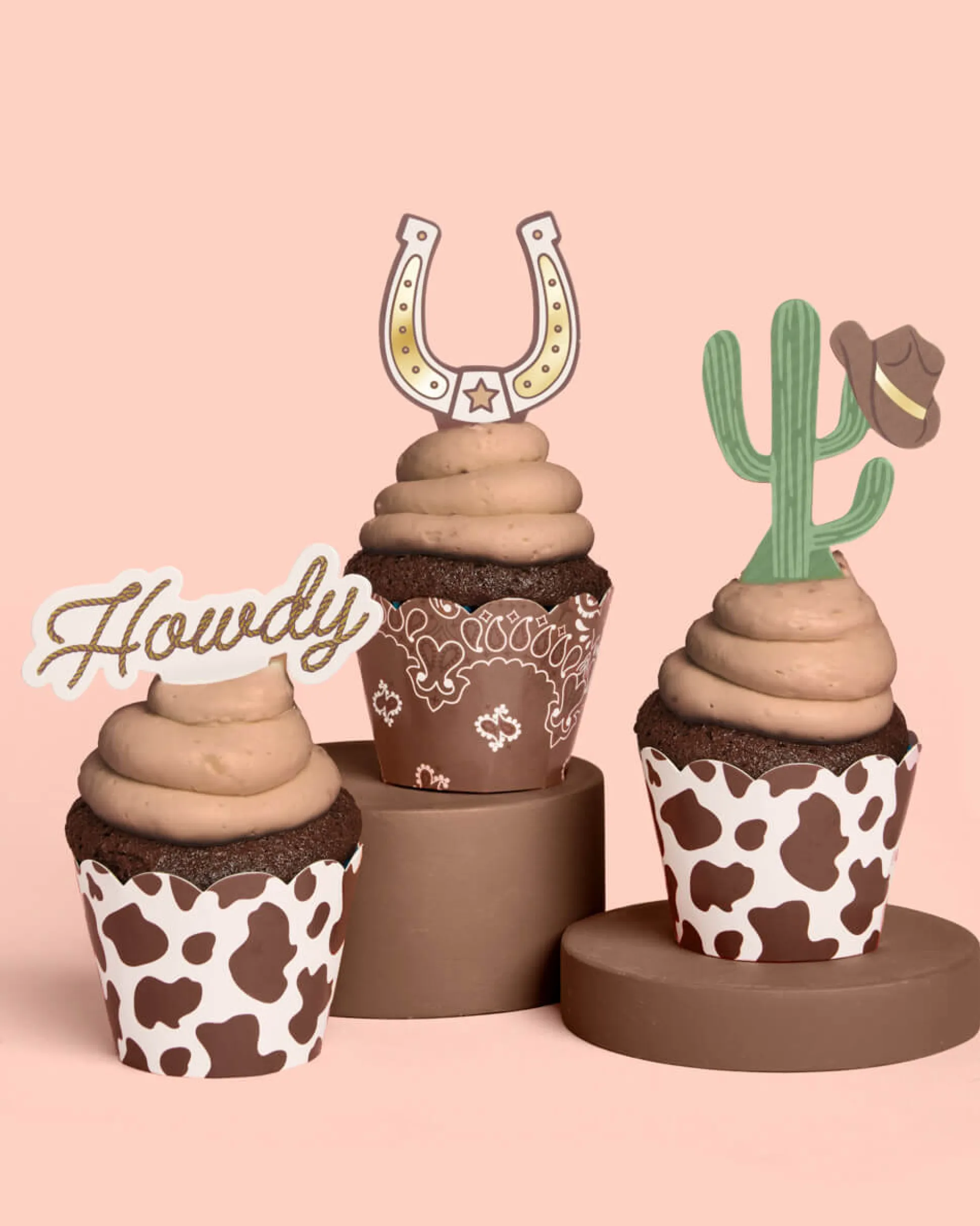 Saddle Up Cupcake Liners & Toppers, Pack of 24