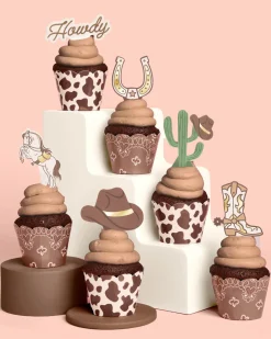 Saddle Up Cupcake Liners & Toppers, Pack of 24