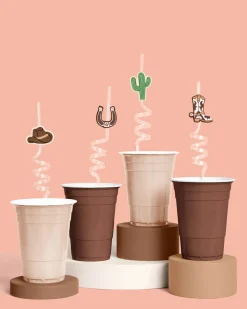 Saddle Up Straws, Pack of 26