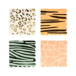 Safari Animal Print Large Napkins