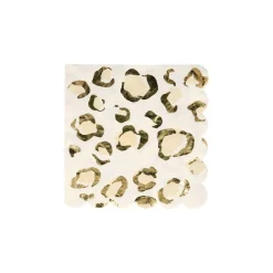 Safari Animal Print Small Napkins, Pack of 16
