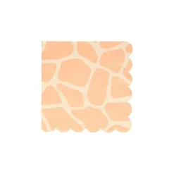 Safari Animal Print Small Napkins, Pack of 16