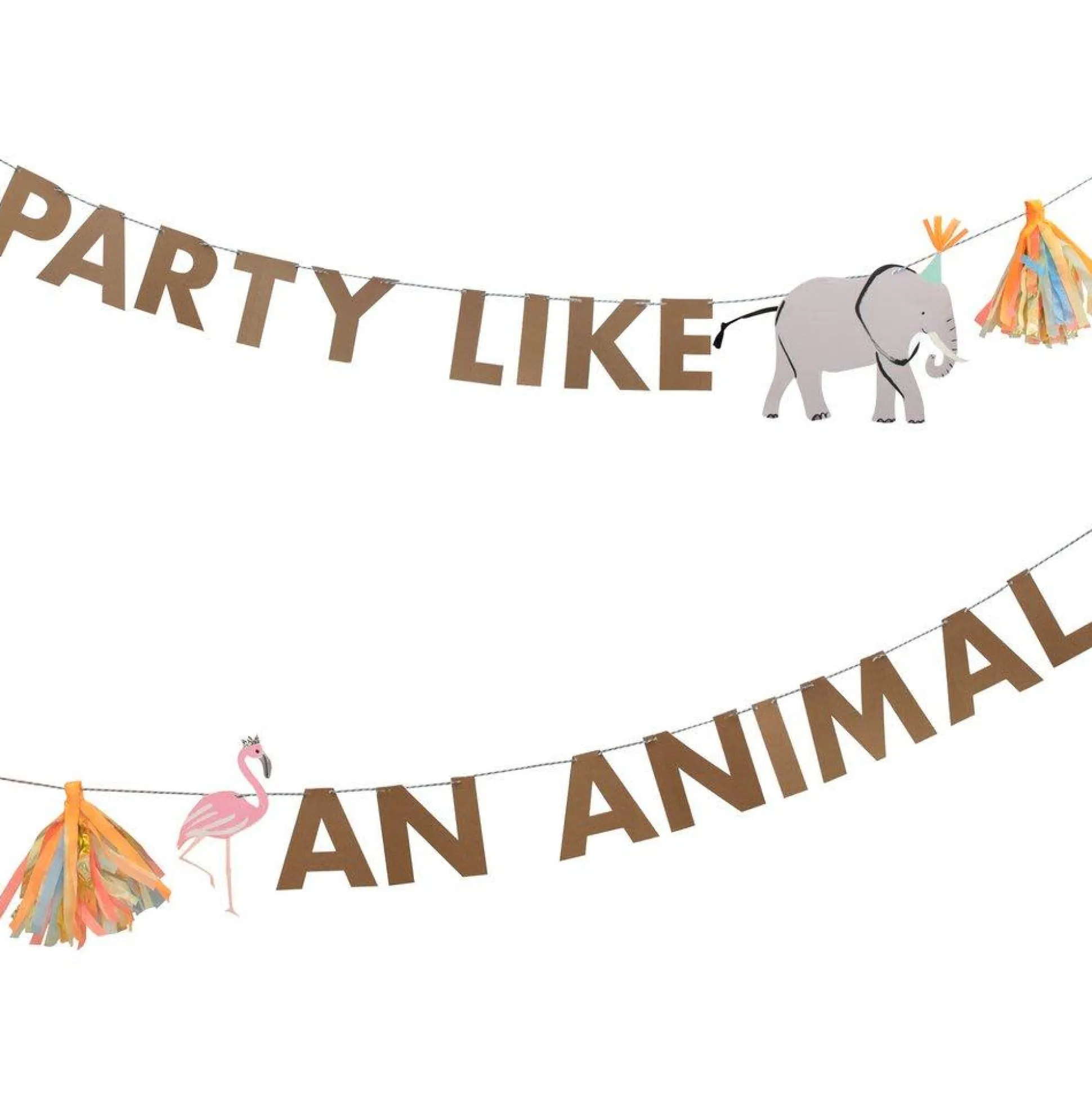 Safari Animals Large Garland
