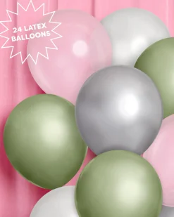 Sage Balloon Pack - 24 latex balloons