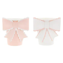 Scalloped Bow Cups, Set of 8