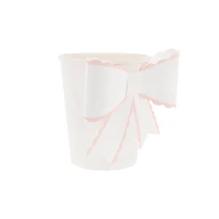 Scalloped Bow Cups, Set of 8