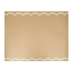Scalloped Edge Kraft Table Runner