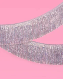 Shimmer Fringe - Iridescent Holographic Foil Banner