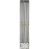 Silver Long Candles, Pack of 16