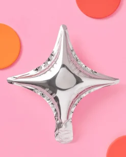 Silver Sparkle Balloon - Set of 6