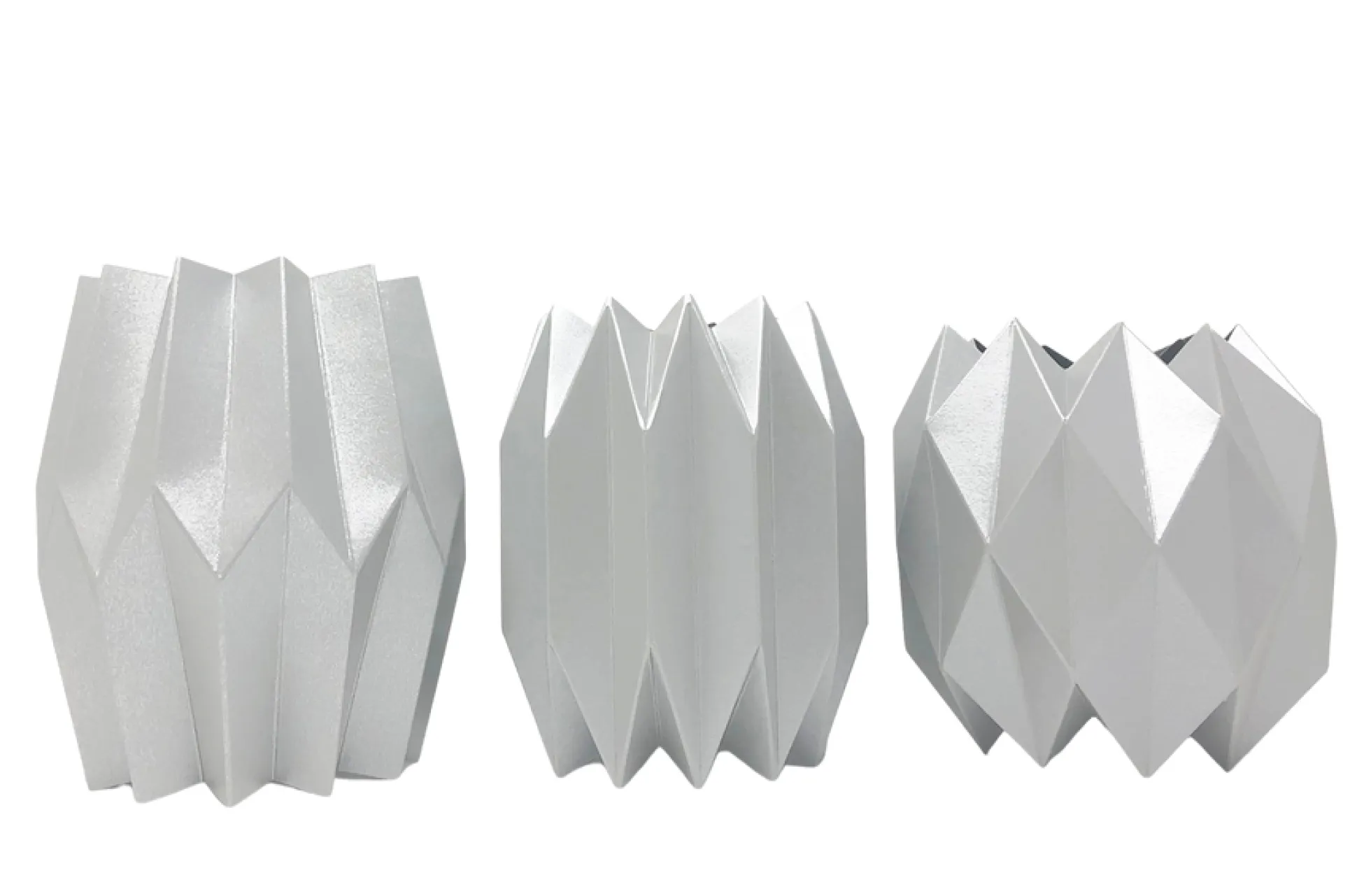 Silver Vase Wraps, Set of 3