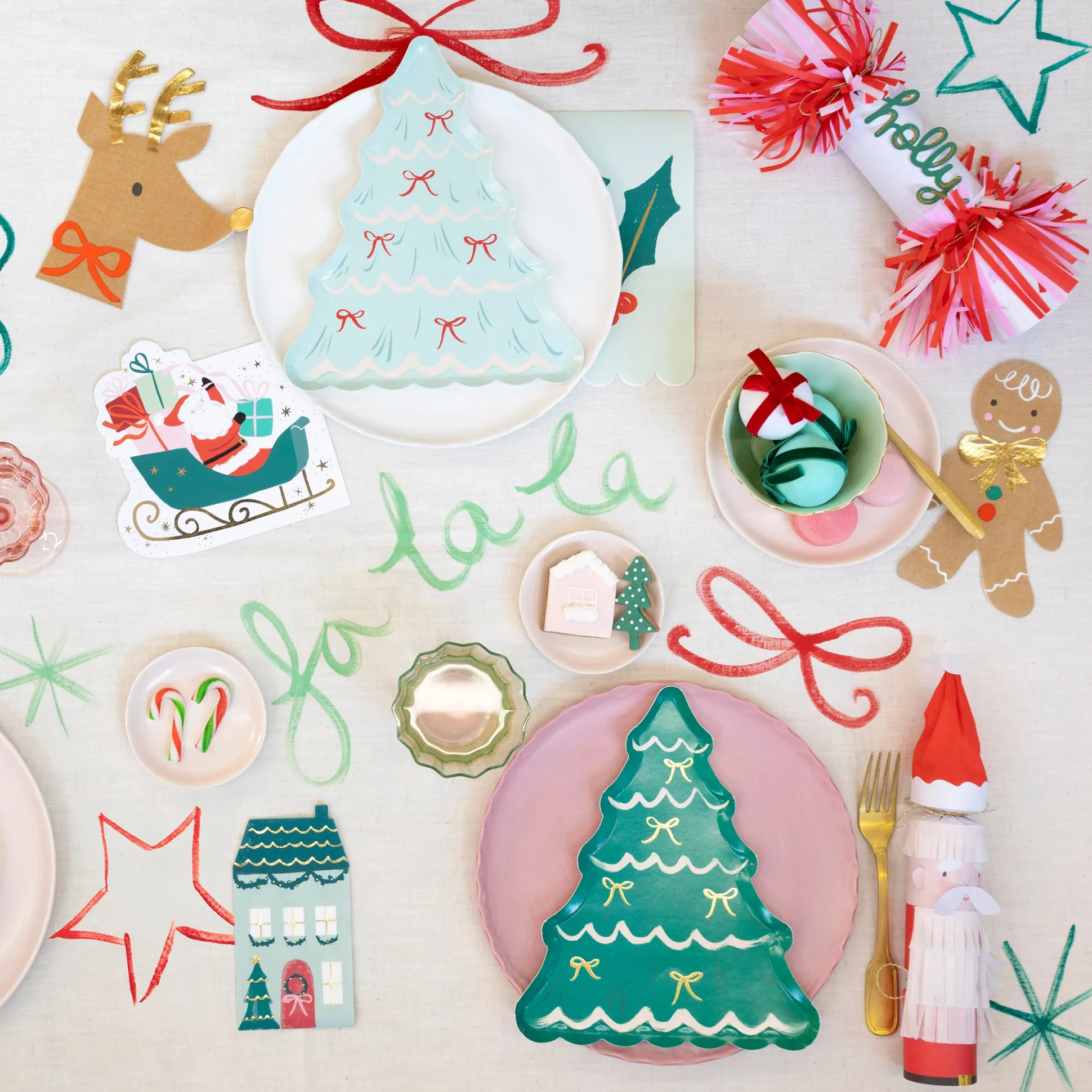 Sleigh Napkins, Pack of 16