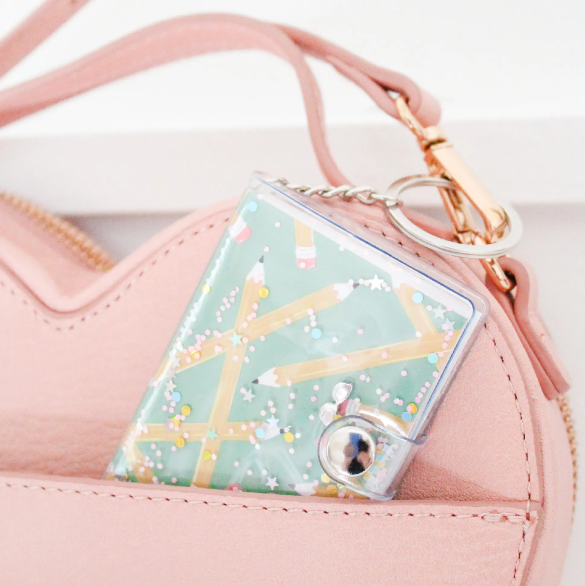 Smarty Pants Notebook Keychain, Blue