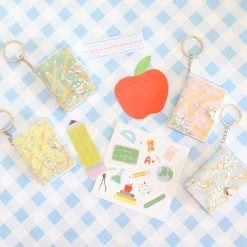Smarty Pants Notebook Keychain, Blue