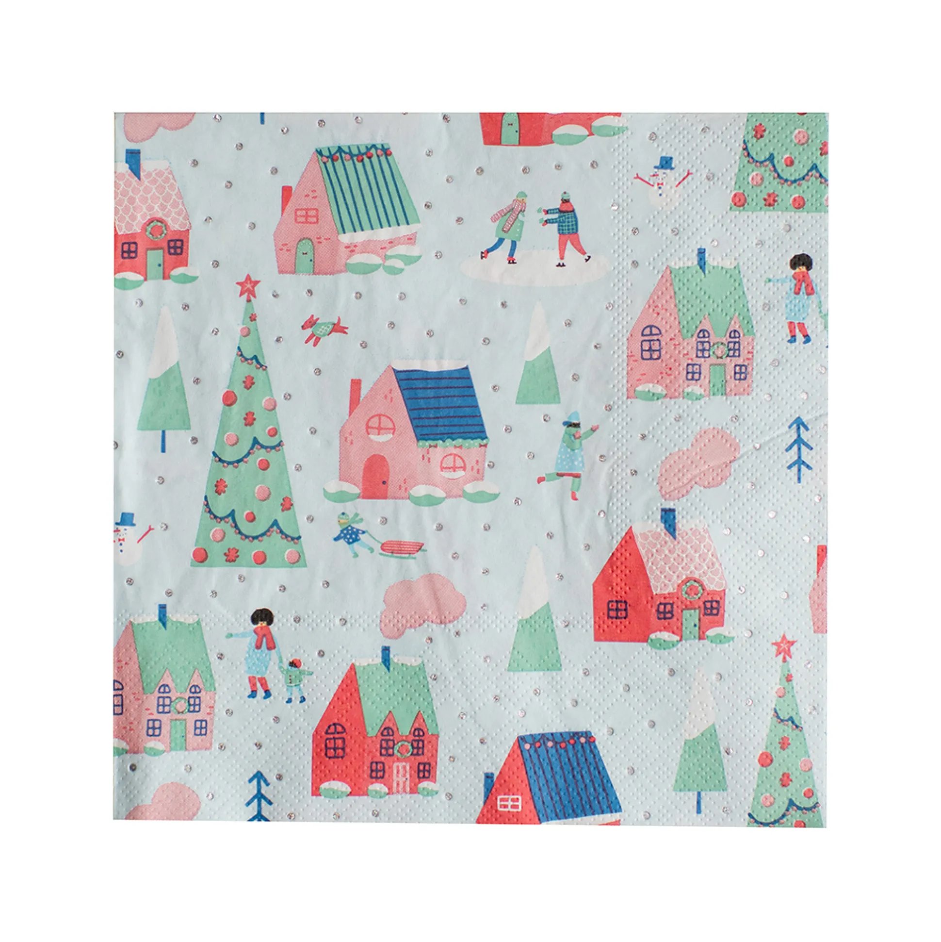 Snow Day Large Napkins, Set of 16