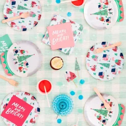Snow Day Large Plates, Set of 8