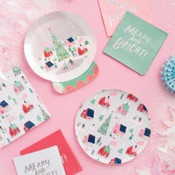 Snow Day Small Plates, Set of 8