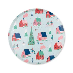 Snow Day Small Plates, Set of 8