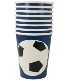 Soccer Cups, Pack of 8