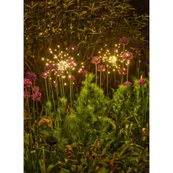 Solar Starburst Stake Light, Set of 3
