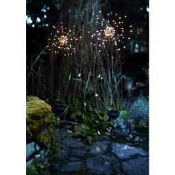 Solar Starburst Stake Light, Set of 3