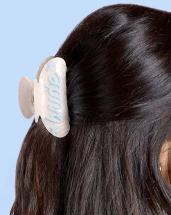 Something Blue Clip - Pearl Acrylic Claw Clip