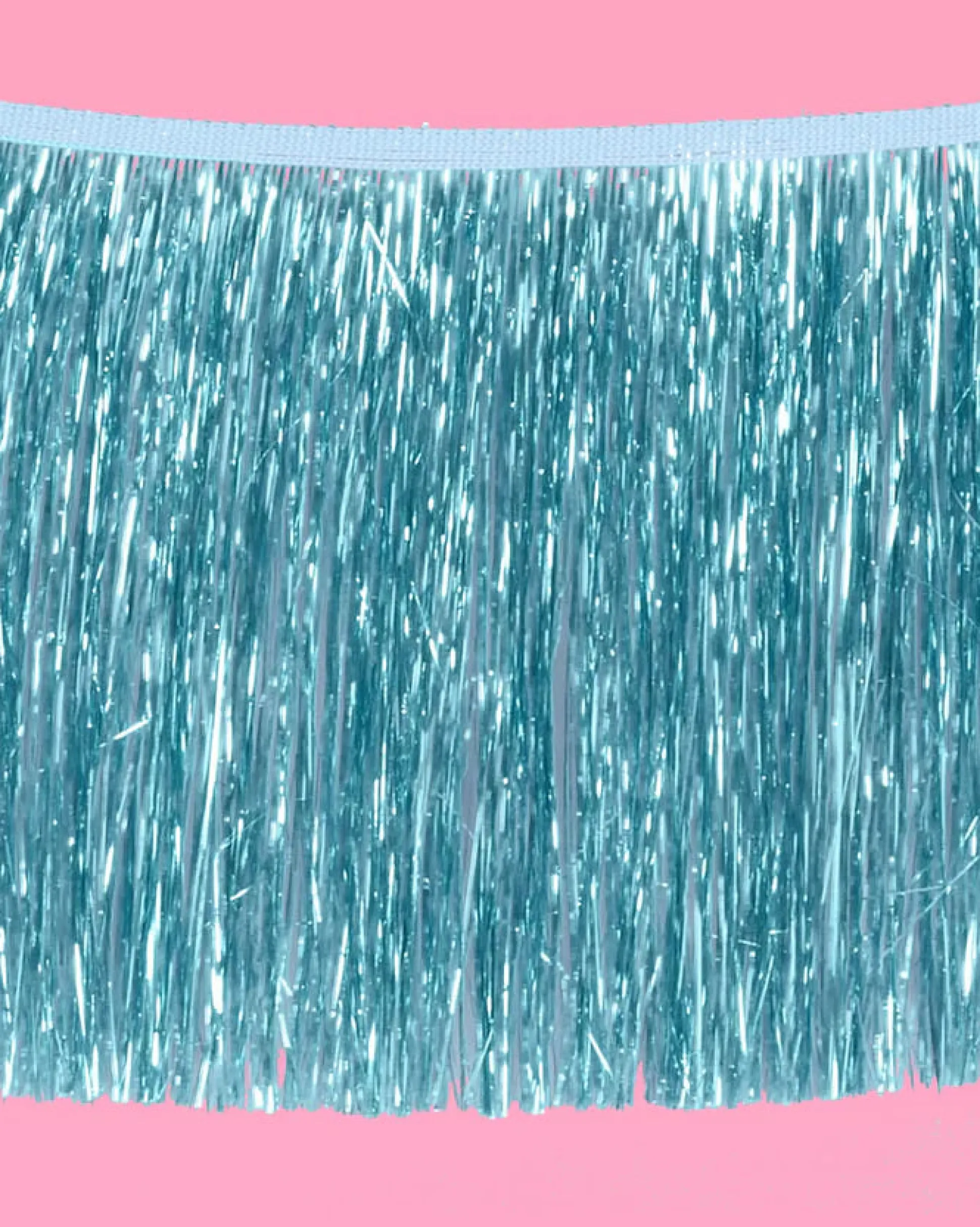 Something Blue Fringe - Blue Foil Banner