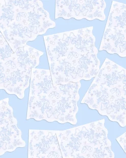 Something Blue Napkins - 25 printed napkins