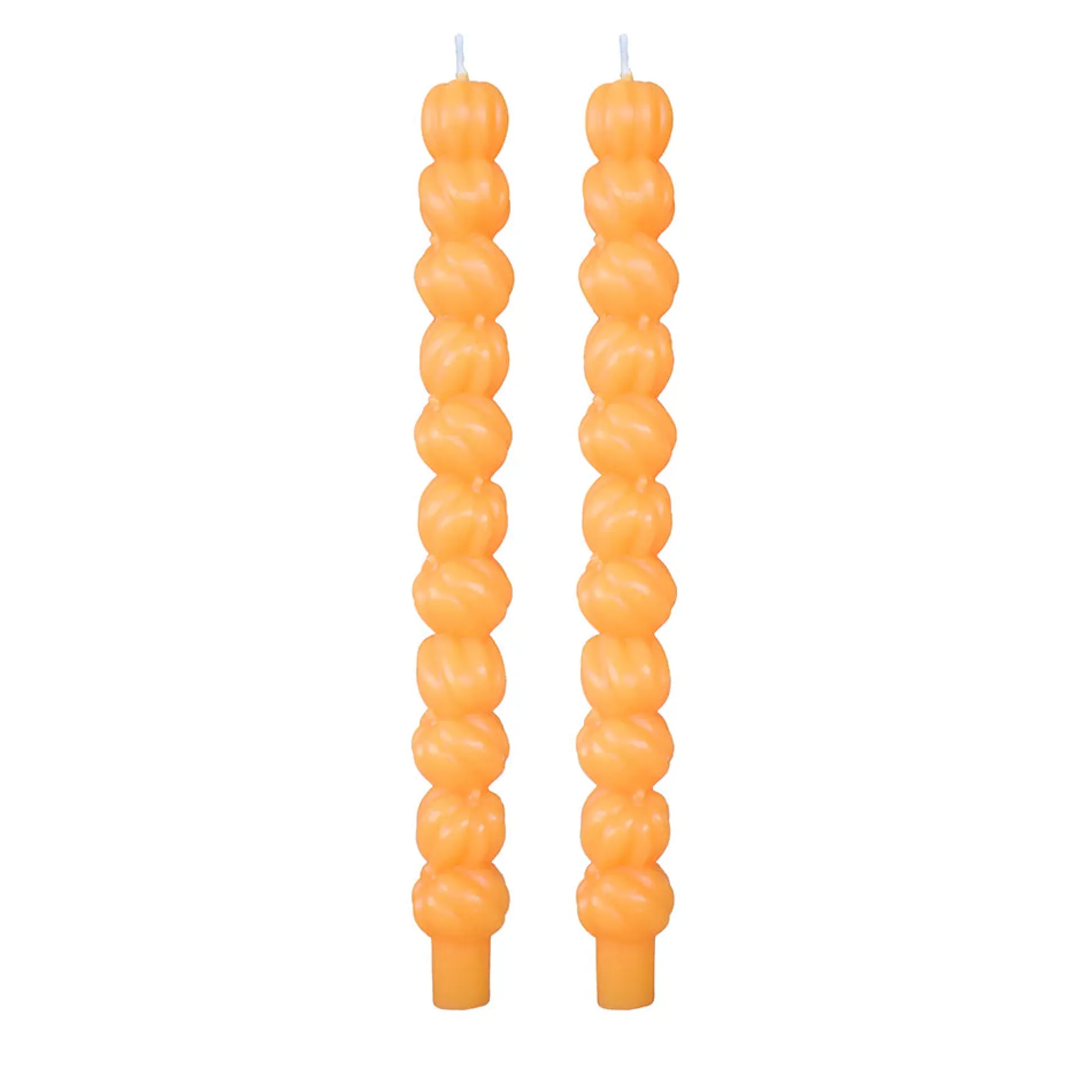 Stacking Pumpkin Taper Candle Set, Pack of 2