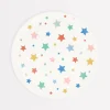 Star Pattern Recycled Plastic Small Plates