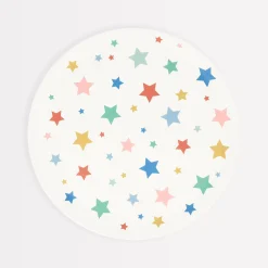 Star Pattern Recycled Plastic Small Plates