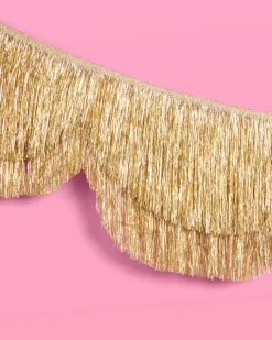 Stay Golden Fringe - scalloped banner
