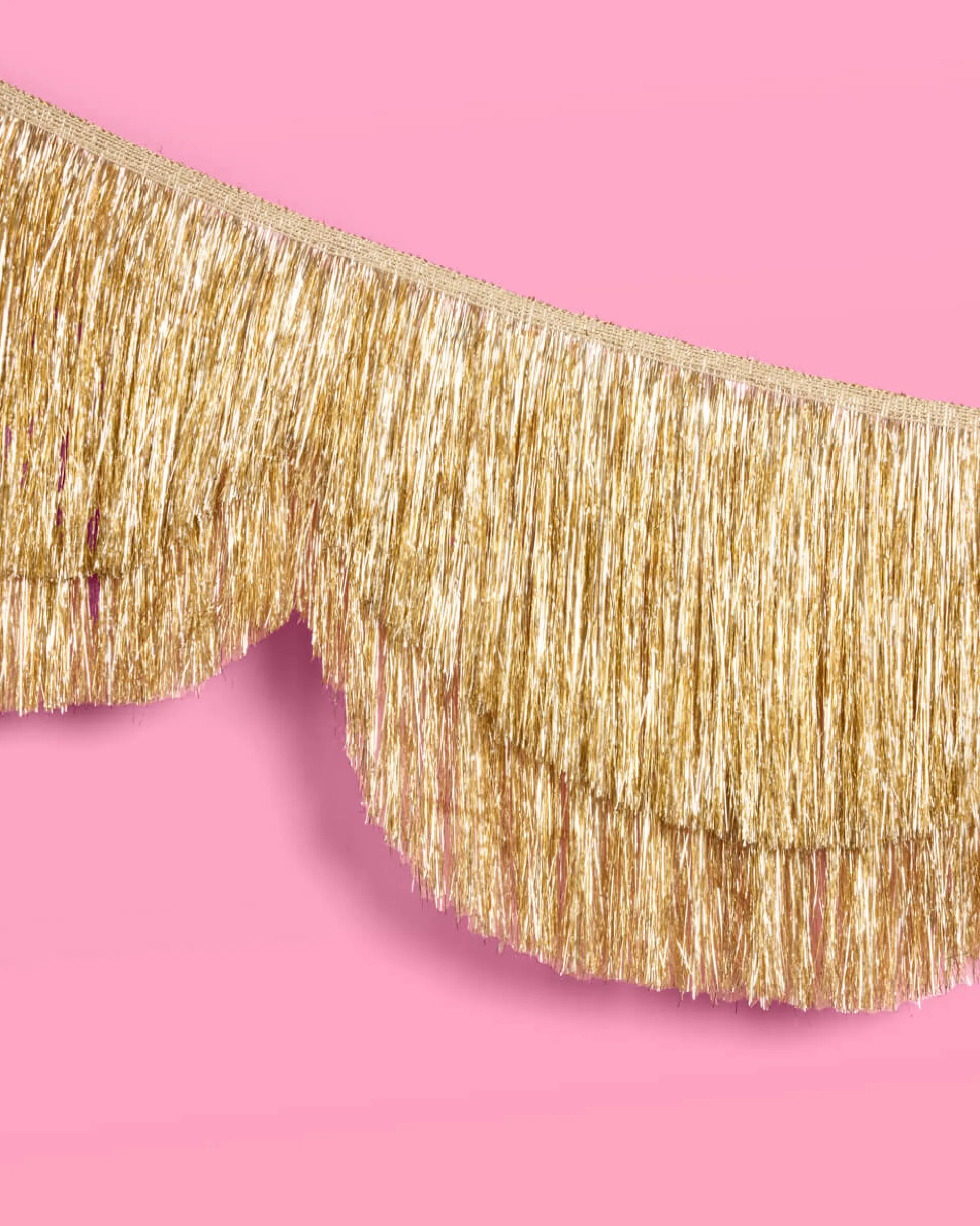 Stay Golden Fringe - scalloped banner