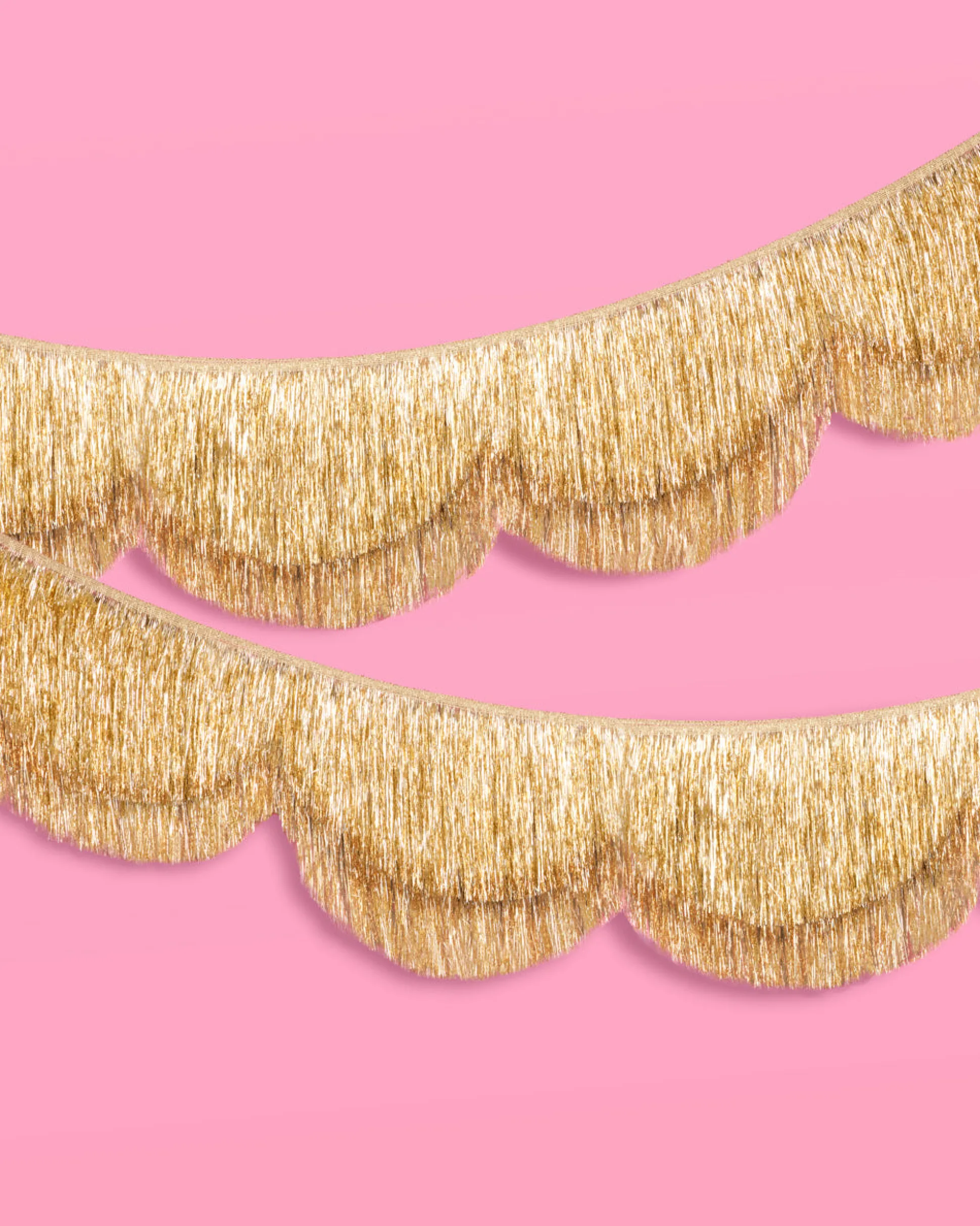 Stay Golden Fringe - scalloped banner