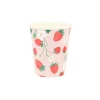 Strawberry Pattern Cups, Set of 8