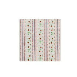 Strawberry Picnic Gingham Print Petite Napkins