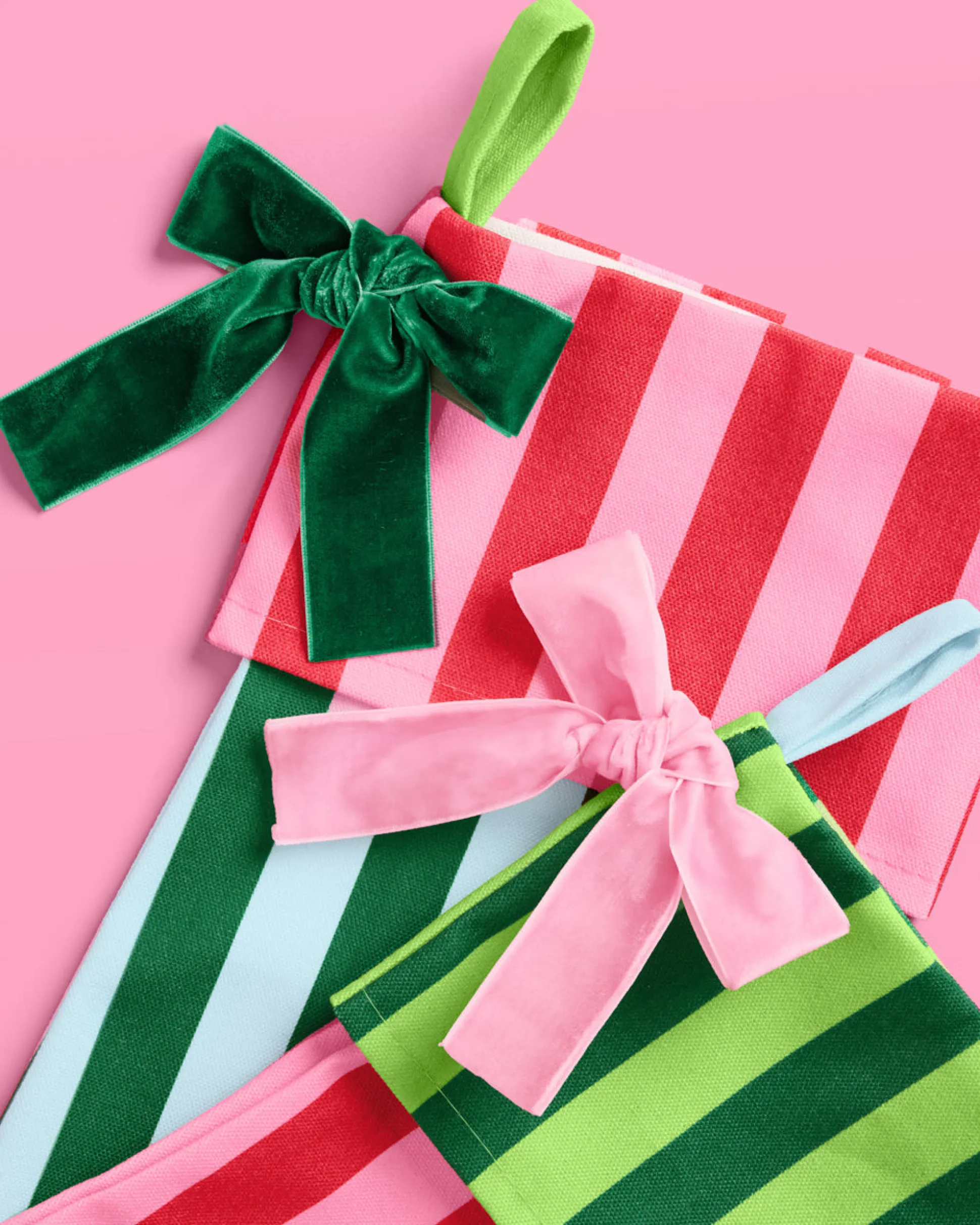 Striped Stocking Set - 2 pieces