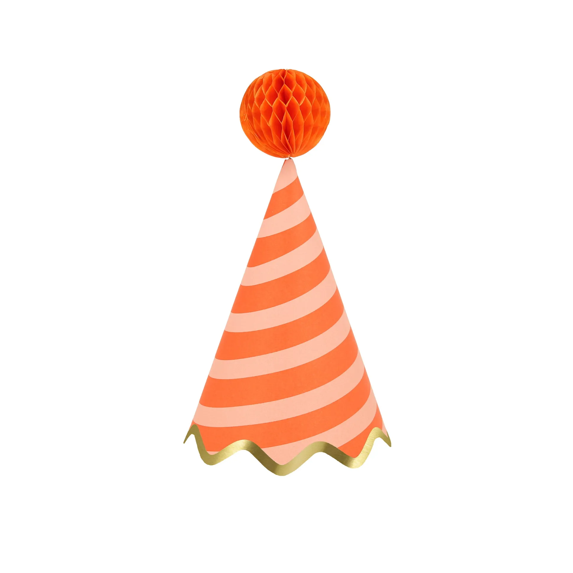 Stripe Party Hats, Pack of 8