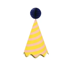 Stripe Party Hats, Pack of 8