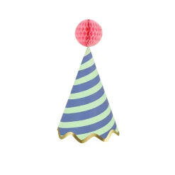 Stripe Party Hats, Pack of 8