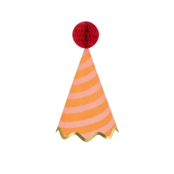 Stripe Party Hats, Pack of 8