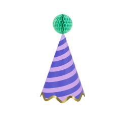 Stripe Party Hats, Pack of 8